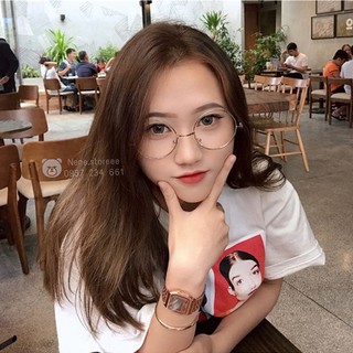 Gọng kính cận cute phong cách