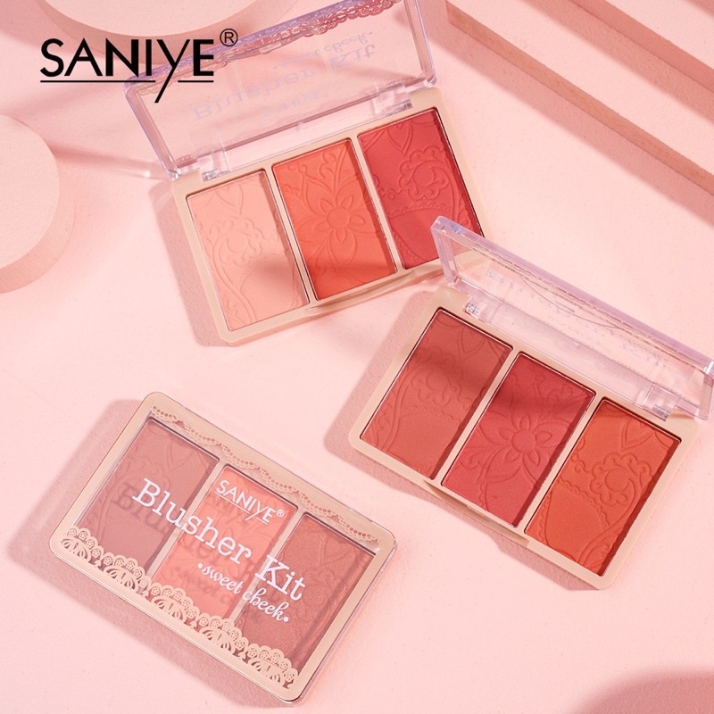 Bảng phấn má hồng SANIYE E0337 màu lì 10.6g