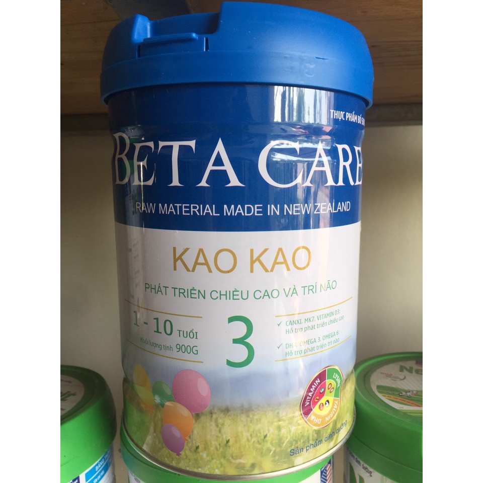 SỮA PHÁT TRIỂN CHIỀU CAO, TRÍ NÃO - Sữa bột BETA CARE KAo Lon 900g