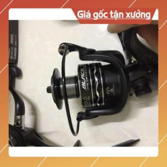 Máy Câu Yolo BLACK TENA Siêu Bền Đủ Size ( TẶNG CƯỚC DAIWA 250M CACBON NHẬT BẢN ) MÁY CÂU CÁ MÁY CÂU ĐỨNG KIM LOẠI