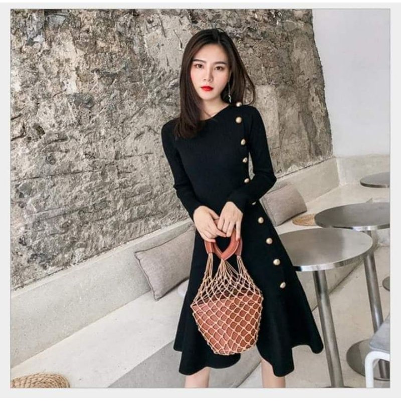 váy len quảng châu