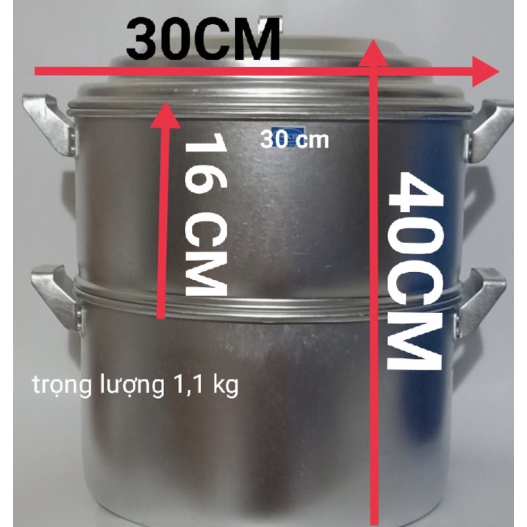 Nồi Hấp Đa Năng loại 5kg Bằng Nhôm, Xương Hấp