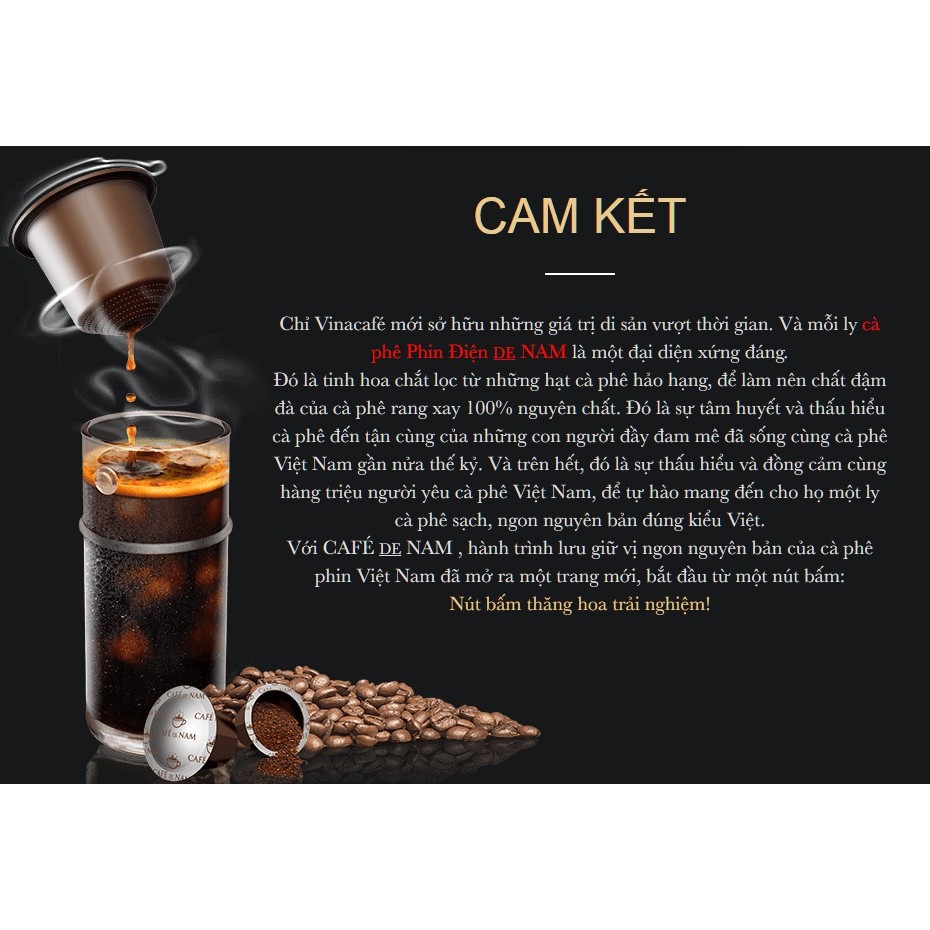 Cafe viên nén - cafe De nam - Vinacafe - viên nén cafe