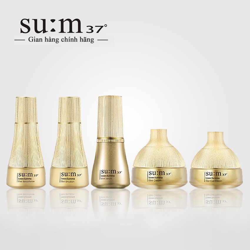 Bộ tái sinh da Sum 37 vàng 5 sản phẩm - Bộ Sum vàng tái tạo da; Bộ Sum vàng 3 sản phẩm