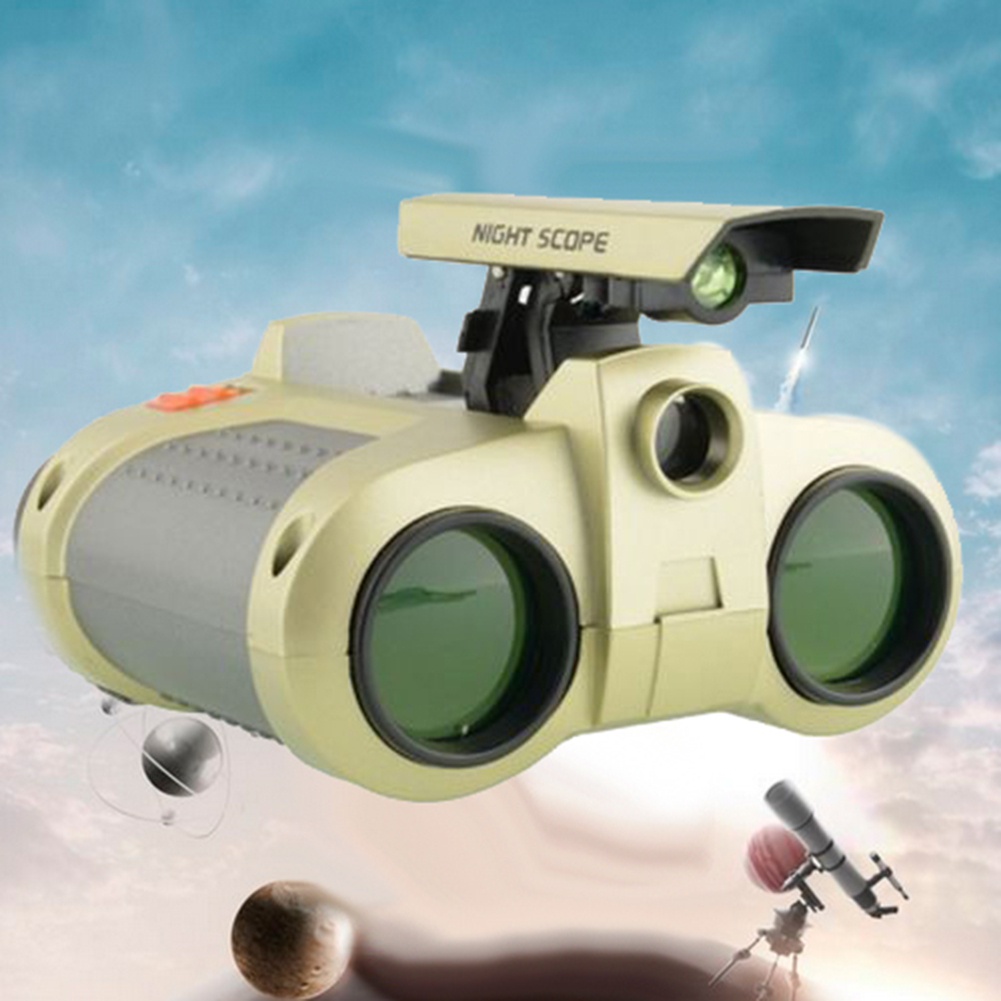 Ống Nhòm Gấp Gọn 4x30mm Hỗ Trợ Tầm Nhìn Ban Đêm Cho Bé