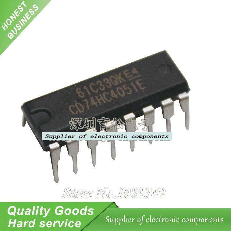 10 Cái / lốc 74HC4051N 74HC4051 DIP-16 chip giao diện Mới Chính hãng