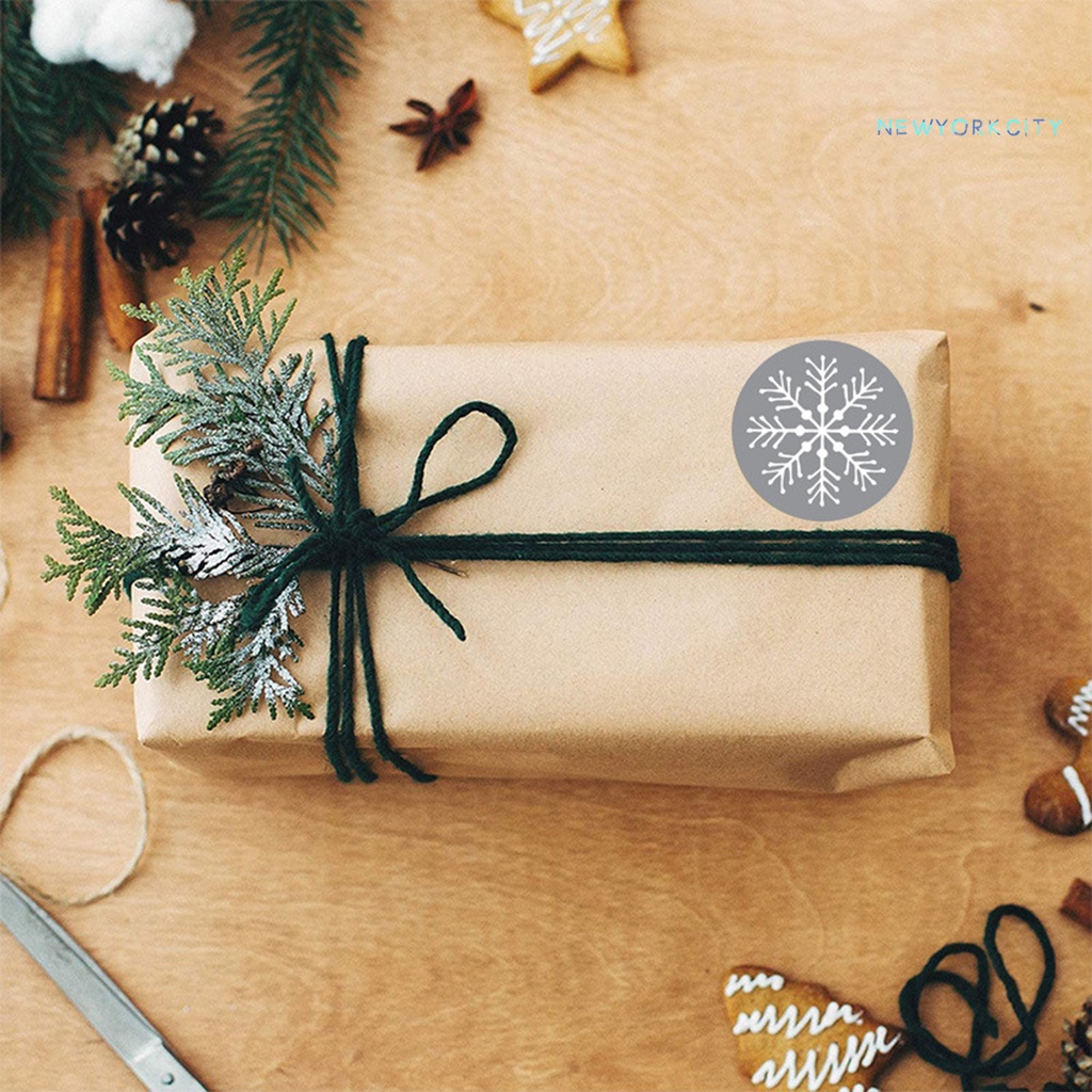 Cuộn 500 Sticker Hoạt Hình Dán Trang Trí Giáng Sinh