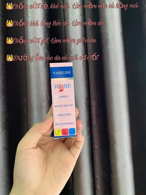 DƯỠNG MÔI VASELINE ROSE CHÍNH HÃNG