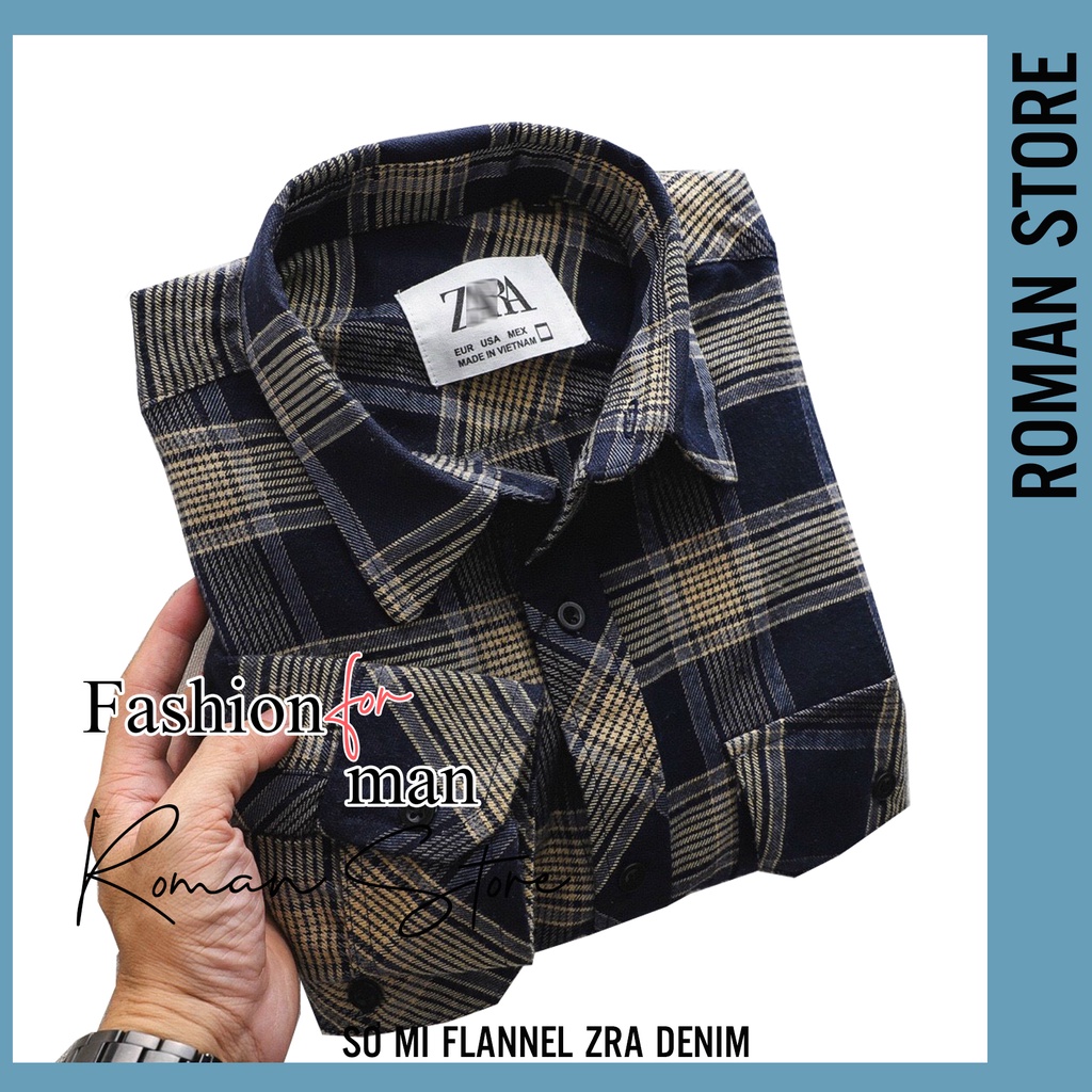 Sơ mi Flannel Zra DEMIN