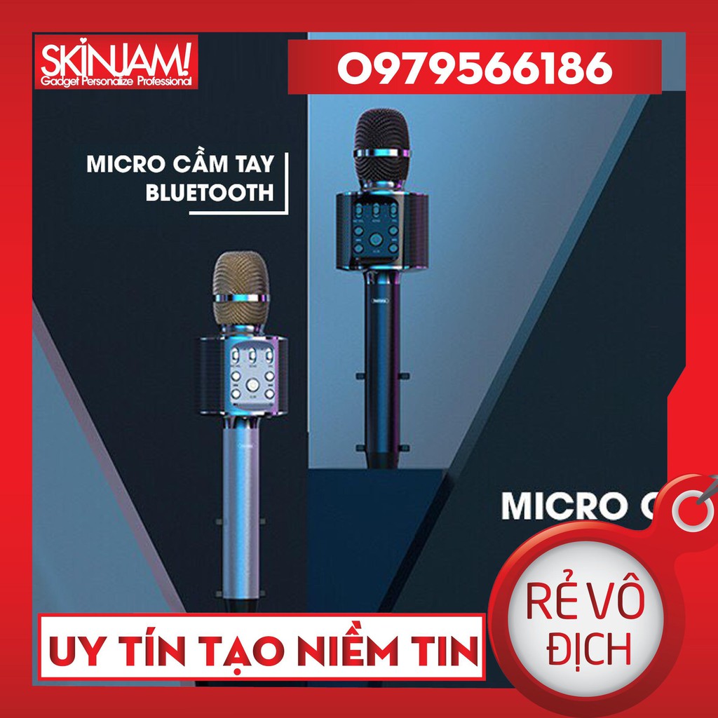 | Míc Hát Karaoke | Micro Cầm Tay Bluetooth K05 Remax Mới Nhất 2021