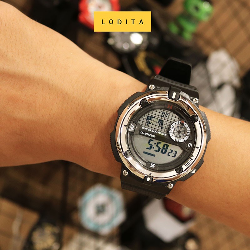 Đồng hồ thể thao nam điện tử chính hãng Dziner DZ-8277 chống nước full box | BigBuy360 - bigbuy360.vn