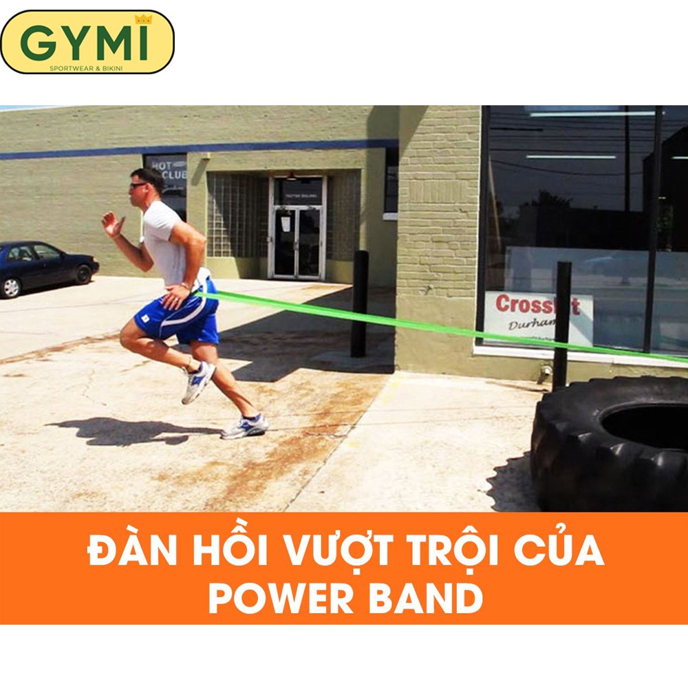 Dây kháng lực Power Band Aolike hỗ trợ tập luyện chính hãng cao su đàn hồi cao bền bỉ