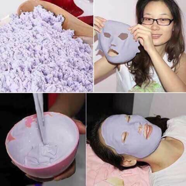 1kg bột mặt nạ collagen Lavender (mặt nạ dẻo hoa oải hương) HandMade