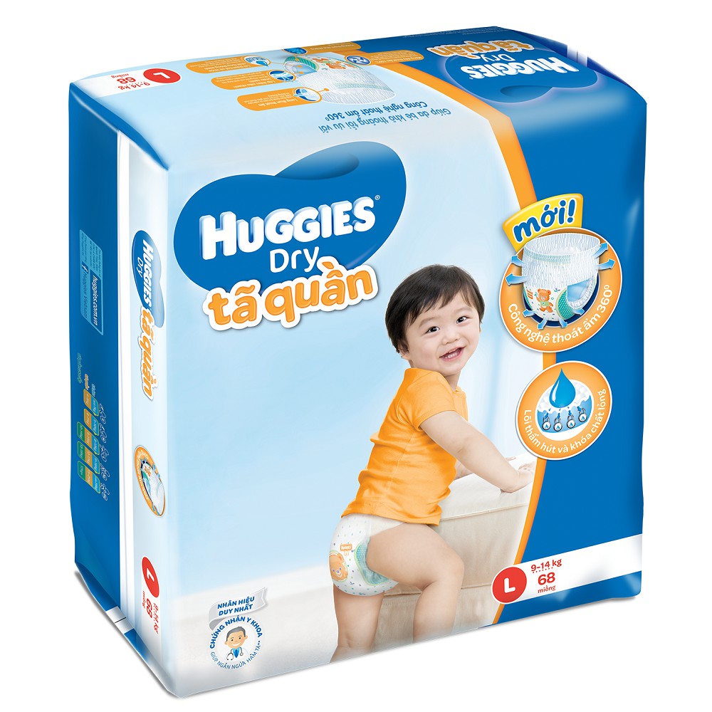 Tã quần Huggies L68