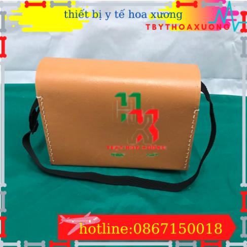 [Hàng Việt Nam]Túi Cứu Thương Y Tế Chữ Thập Cỡ Trung 29X22X10 - Màu Da Bò