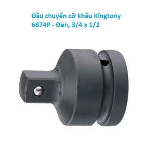 Đầu chuyển cỡ khẩu Kingtony 6874P - Đen, 3/4 x 1/2