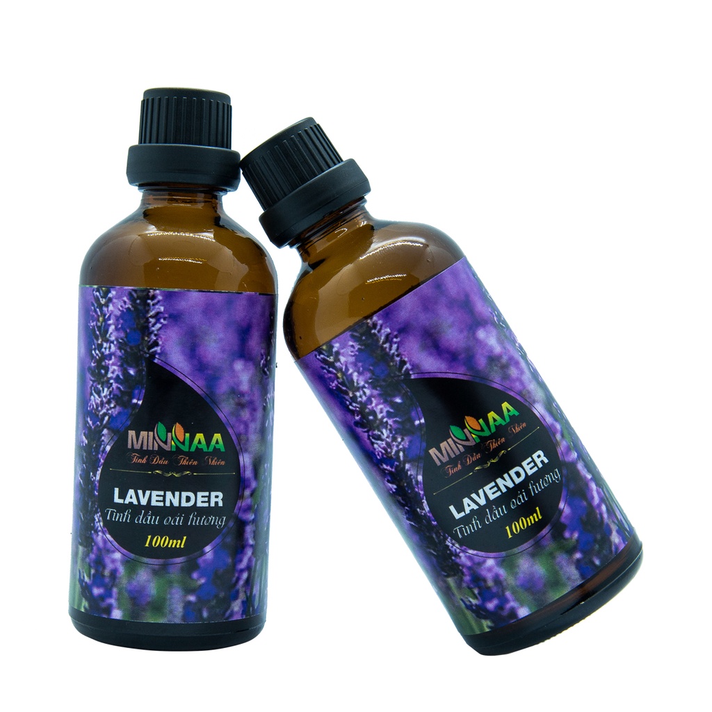 Tinh dầu hoa oải hương Minnaa chai lớn 100ml có kiểm định chất lượng