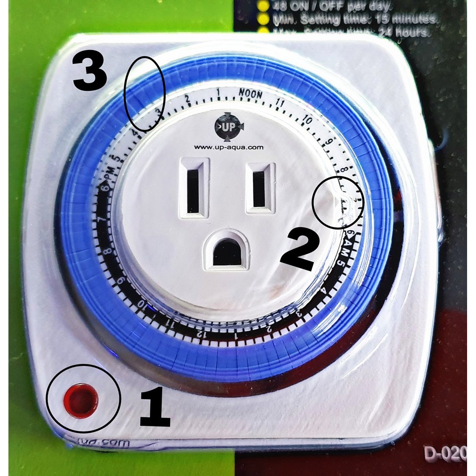 Hẹn giờ cơ UpAqua - Timer thông minh cho đèn hồ thủy sinh, hồ cá