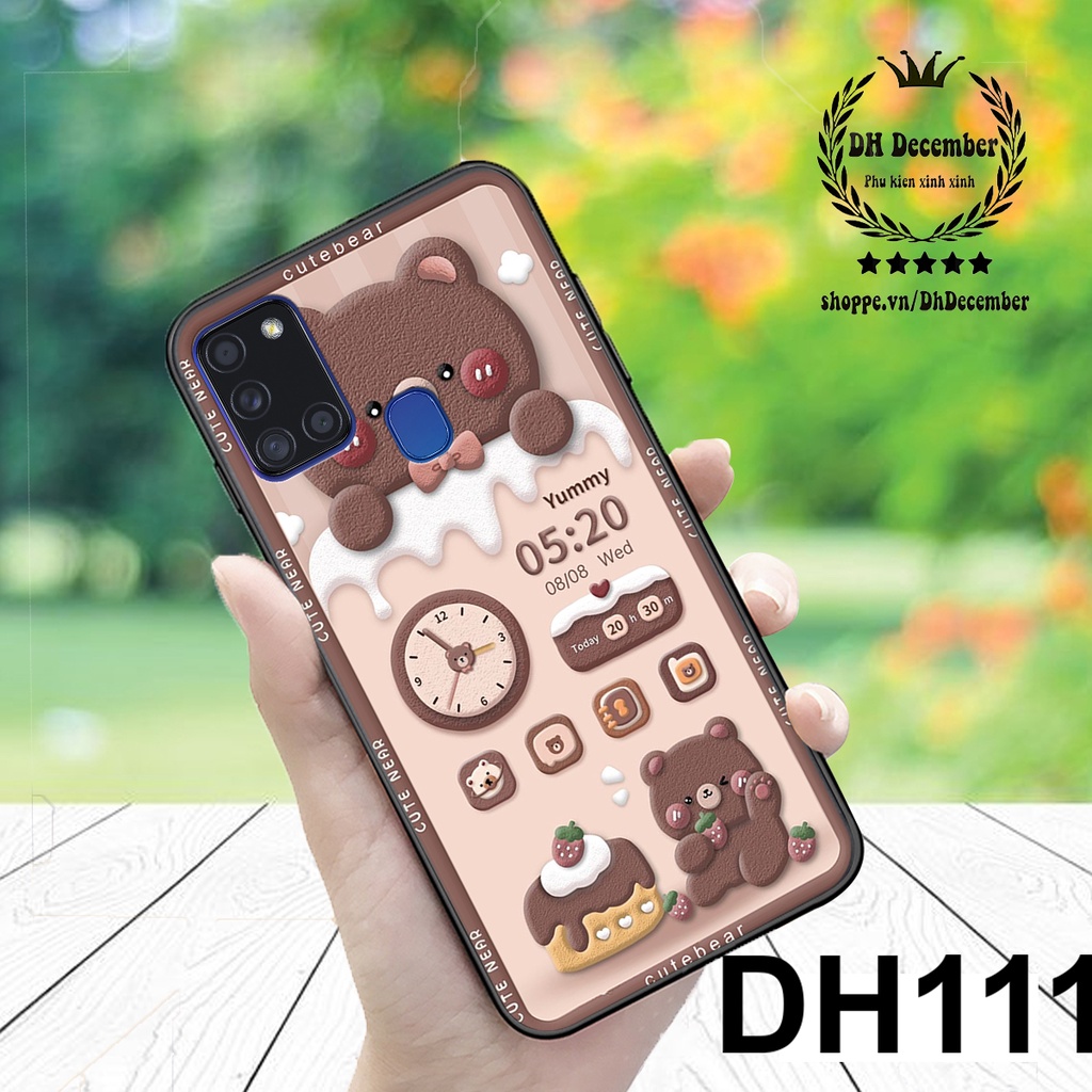 Ốp lưng Samsung M12/A20/A30/A20S/A21S / A50/A50S/A30S/A70 / A31/A51/A71 in hình GẤU HỒNG-GẤU BE3R -XINH XẺO CỰC ĐẸP