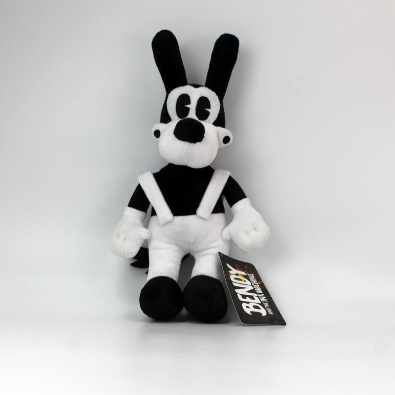 Búp Bê Nhồi Bông Hình Alice Boris Màu Trắng/Đen 30cm