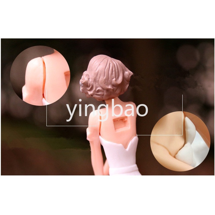 Mô Hình Nhân Vật Nàng Tiên Elf Và Cánh Thiên Thần Trang Trí Bánh Kem Cho Bé