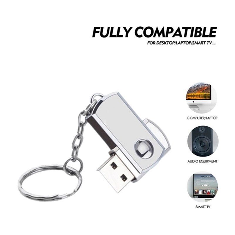 USB tốc độ cao 16G 32GB 64GB kèm móc khóa tiện dụng cho điện thoại/ máy tính