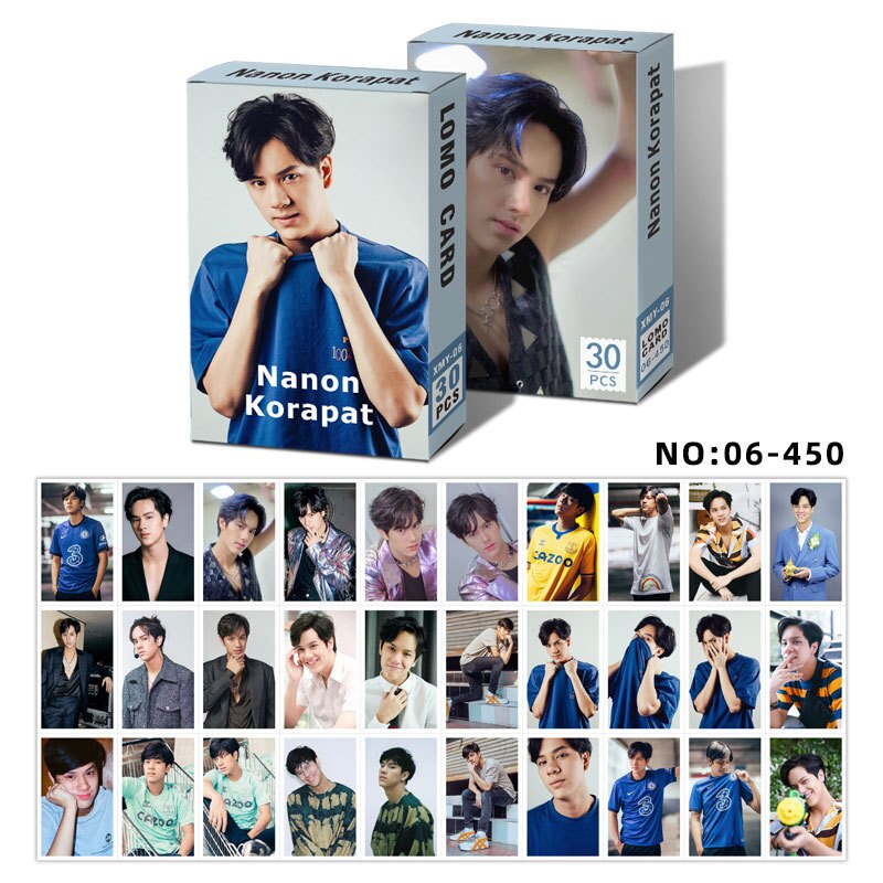 30 Chiếc Kpop Của Boyz Hình Chữ Monsta X Thái Ngôi Sao Perth Offgun Chimon-Wachirawit Thiệp Chúc Mừng Lomo Card