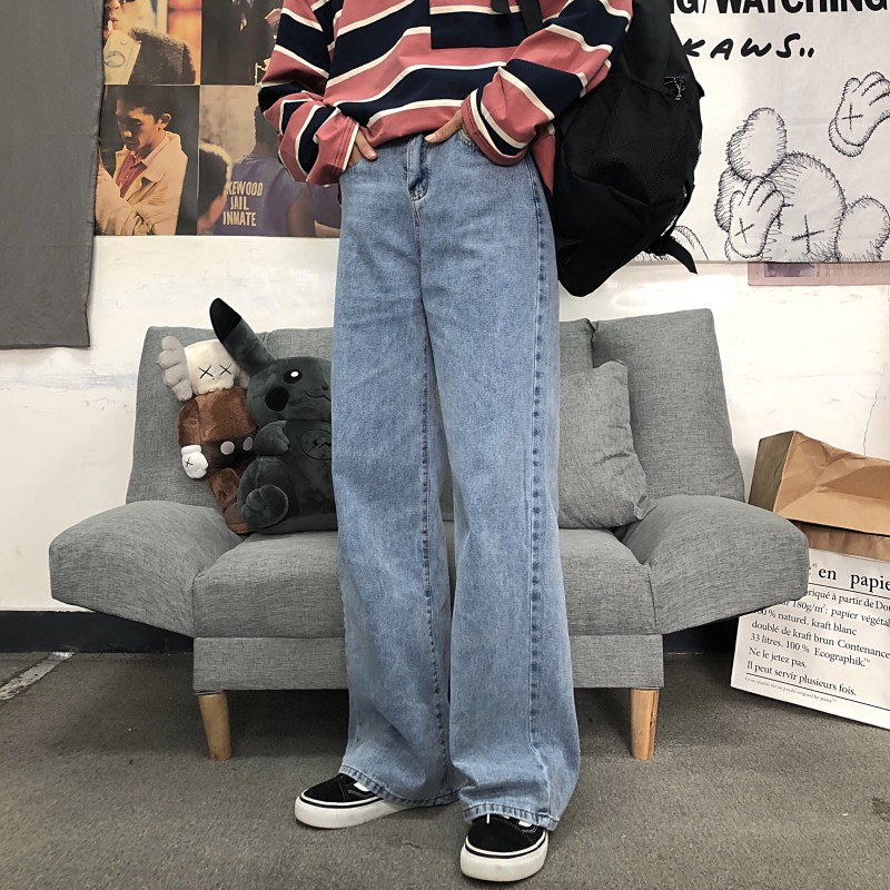 Quần Jean Ống Rộng Theo Phong Cách Retro | BigBuy360 - bigbuy360.vn