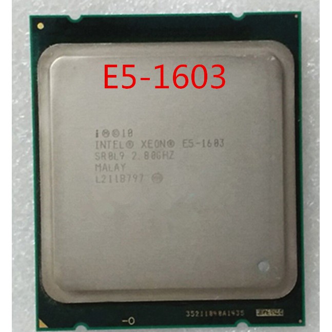 Intel® Xeon® Processor E5-1603 10M Cache, 2.80 GHz, 0.0 GT/s Intel® QPI