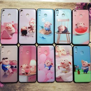 Ốp lưng Samsung M20 viền dẻo hình bóng 6D hình chú heo cực đẹp