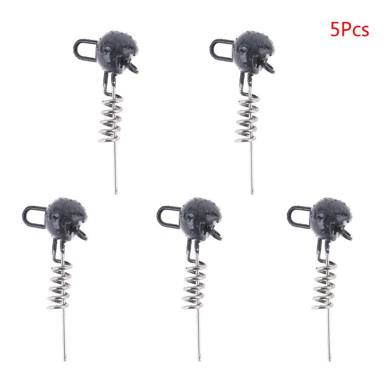 Set 5 Đầu Nối Mồi Câu Cá Bằng Thép Không Gỉ 7g 10g 15g 20g 25g 30g 50g Pike