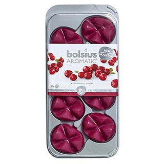Hộp 8 sáp thơm Bolsius BOL6055 Wild Cranberry Hương việt quất hoang dã