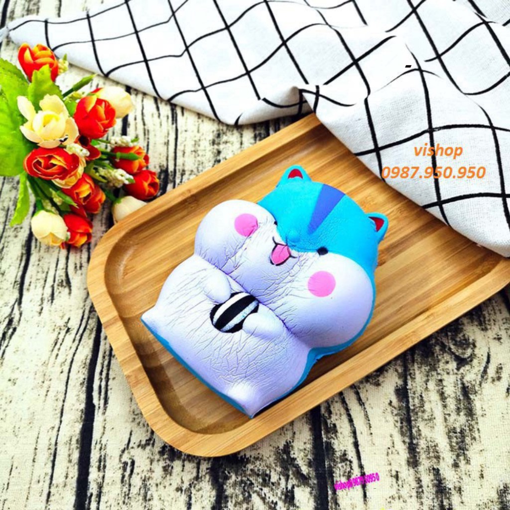 SQUISHY chuột hamster ôm bóng RZIPPER