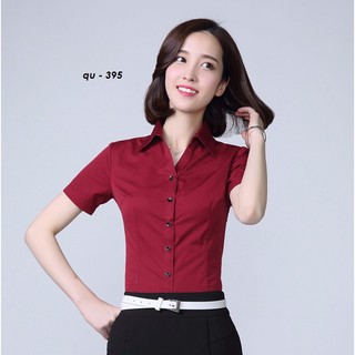 Top23qu áo sơ mi nữ ngắn tay cao cấp