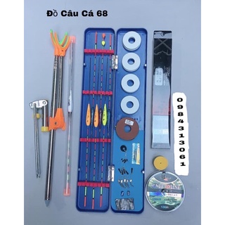 Bộ hộp phao câu cá+ phụ kiện câu đài đầy đủ như hình,hộp phao có kéo kèm phao,PHỤ KIỆN CÂU ĐÀI - Đồ Câu Cá 68