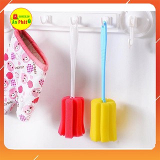 Que cọ rửa cốc chén bình nước bình sữa Dụng cụ cọ rửa bình bằng bọt biển