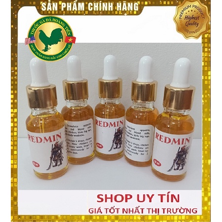 REDMIN VÀNG CAO CẤP HÀNG NHẬP CHAI 20ML - BỔ SUNG TINH CHẤT NHÂN SÂM.