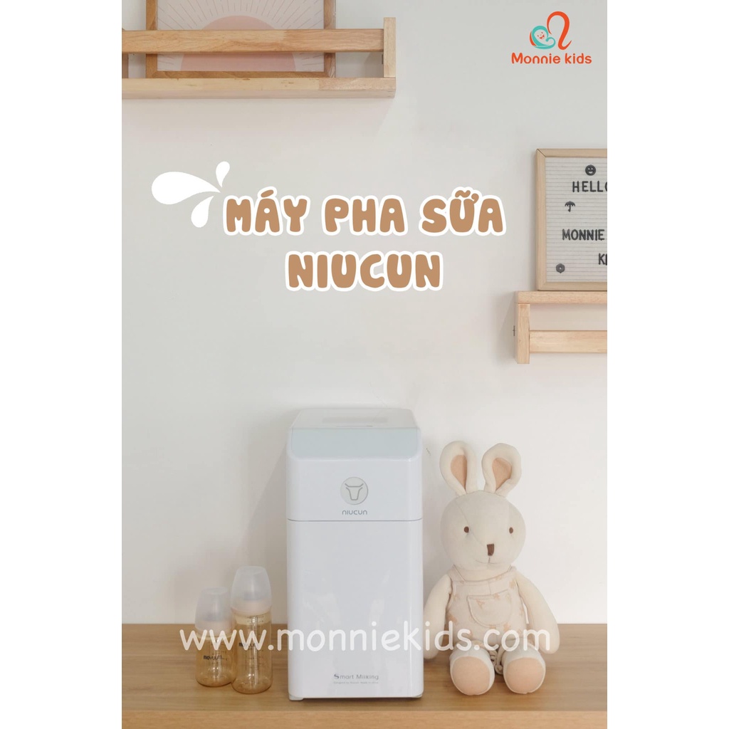 Máy Pha Sữa Thông Minh Niucun Tự Động Làm Sạch Và Tiệt Trùng Bằng UV