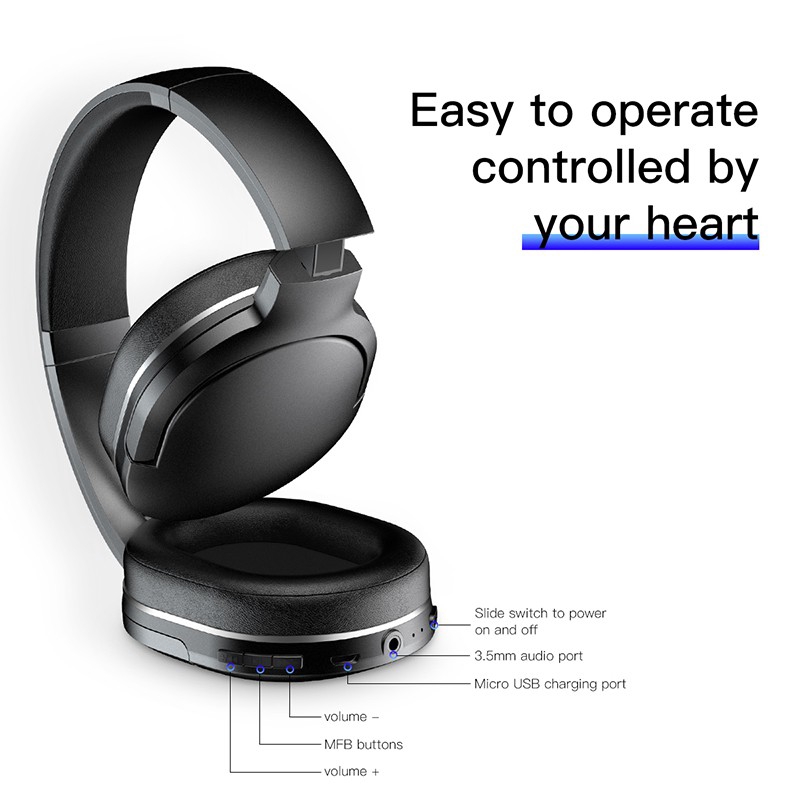 Tai Nghe Không Dây Baseus D02 Pro Bluetooth 5.0 Âm Lập Thể HIFIPhong Cách Thể Thao