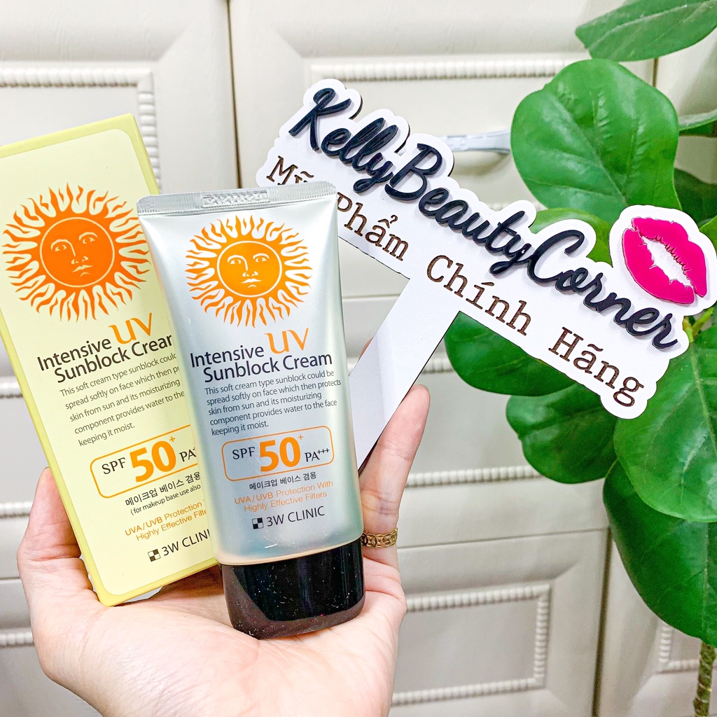 Kem chống nắng 3W Clinic Intensive UV Sunblock SPF 50 PA +++