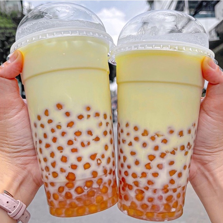 Trân Châu Tươi Hoàng Kim Oppa Bubble Cao Cấp Gói 700g - Nguyên Liệu Nấu Trà Sữa, Sữa Tươi