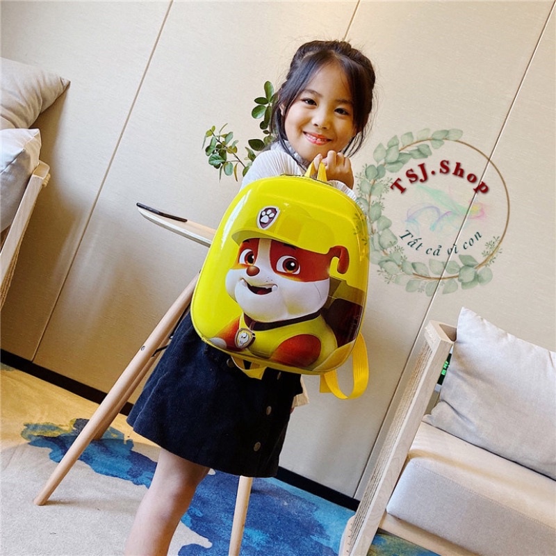 [QUÀ TẶNG 20K] Balo cho bé trai bé gái họa tiết hoạt hình chú chó cứu hộ Paw Patrol