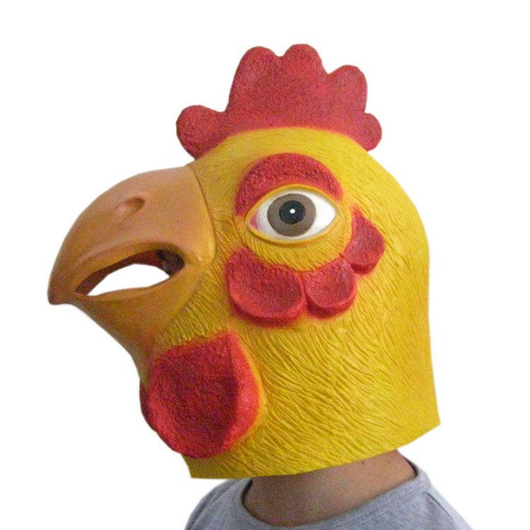 [CON GÀ] Mặt nạ hóa trang hình CON GÀ TRỐNG đầu gà dùng trong hóa trang halloween Cosplay trung thu lễ hội