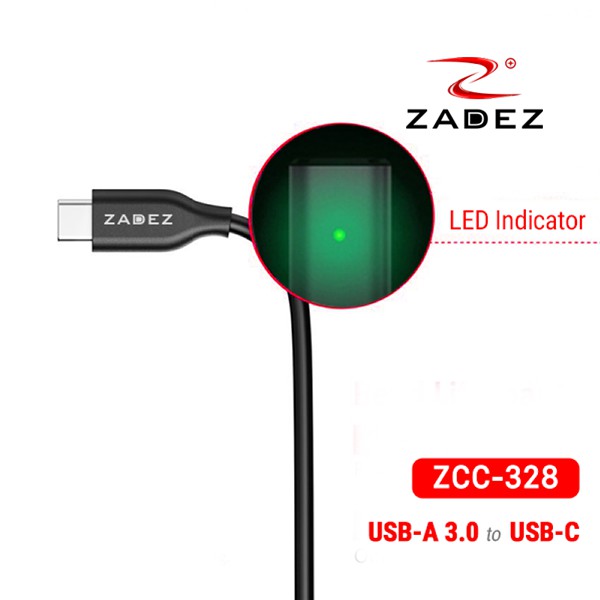 Cáp Sạc Nhanh Quick Charge 3.0 TypeC Zadez ZCC328