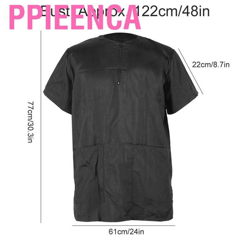 Áo Choàng Cắt Tóc Có Túi Tiện Dụng Cho Salon