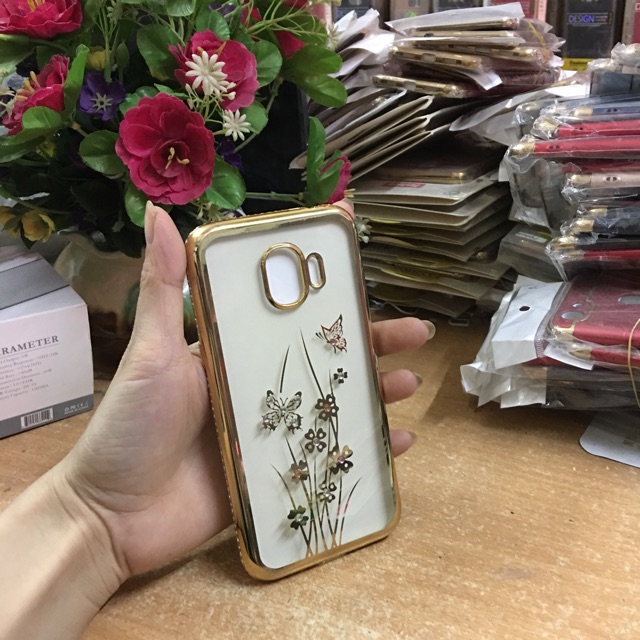 Ốp Sam sung j2 Pro Viền Đính Đá