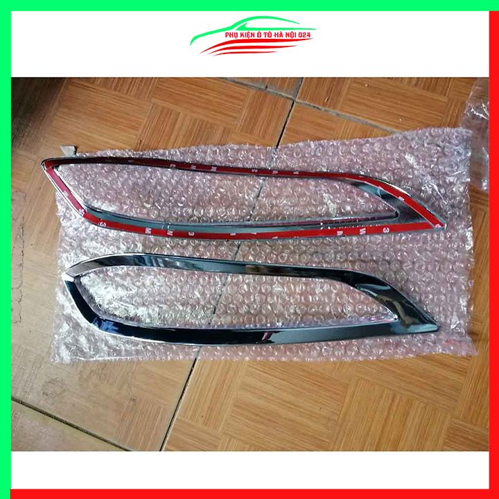 Ốp viền đèn gầm trước sau xe Vios 2019-2020 mạ Crom chống trầy trang trí làm đẹp xe