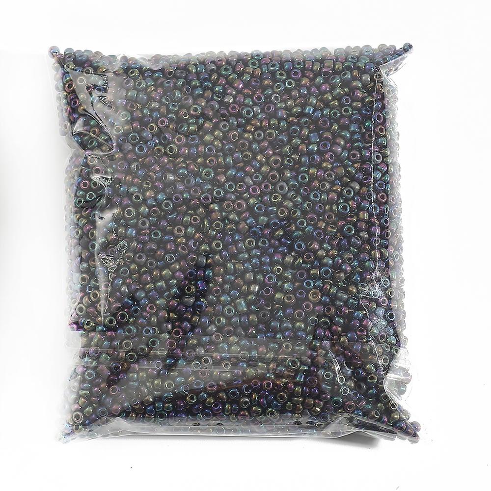 Set 150-1000 hạt tròn thủy tinh 2/3/4mm nhiều màu sắc tùy chọn làm trang sức 15g