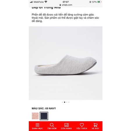 G599 - Dép đi trong nhà UNL