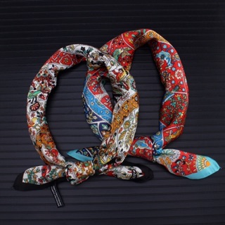 Khăn turban lụa mini size 53x53cm dễ thương - Maben